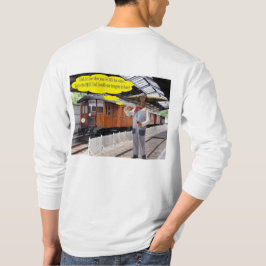 bedeutet langärmeliges Abschlagen. Fröhlicher Vate T-Shirt