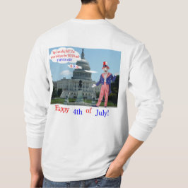 bedeutet langärmeliges Abschlagen. Glücklicher 4. T-Shirt