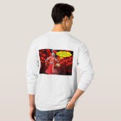 bedeutet langärmeliges Abschlagen. Happy Chinesisc T-Shirt (Schwarz voll)