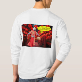 bedeutet langärmeliges Abschlagen. Happy Chinesisc T-Shirt