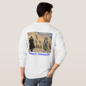 bedeutet langärmeliges Abschlagen. Happy Passover. T-Shirt (Schwarz voll)