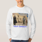bedeutet langärmeliges Abschlagen. Happy Passover. T-Shirt (Vorderseite)