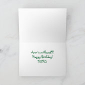 Bedeutete, alles Gute zum Geburtstag papillon Karte (Innenseite)