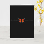 Bedeutsam Der Einzige Orange Monarch Der Ich Will Karte (Gelbe Blume)