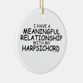 Bedeutsame Beziehung Harpsichord Keramikornament (Rechts)