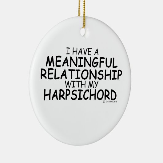 Bedeutsame Beziehung Harpsichord Keramikornament (Rechts)