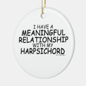 Bedeutsame Beziehung Harpsichord Keramikornament (Links)