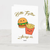 Bedeutsames Geschenk – Elegante Liebe Karte (Rückseite)