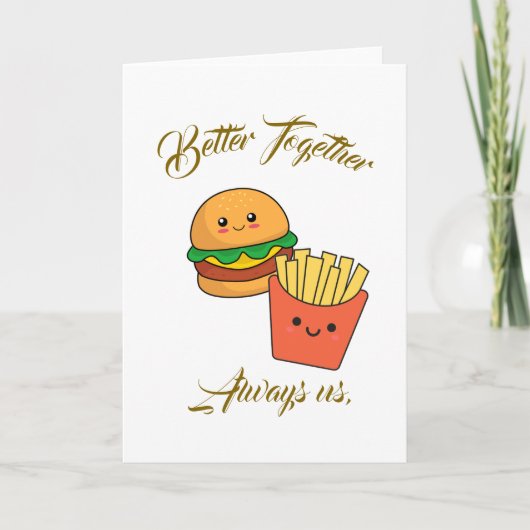 Bedeutsames Geschenk – Elegante Liebe Karte (Vorderseite)