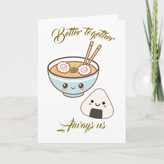 Bedeutsames Geschenk für Paare – Elegante Liebe Karte (Vorderseite)