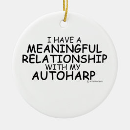 Bedeutung der Beziehung Autoharp Keramikornament