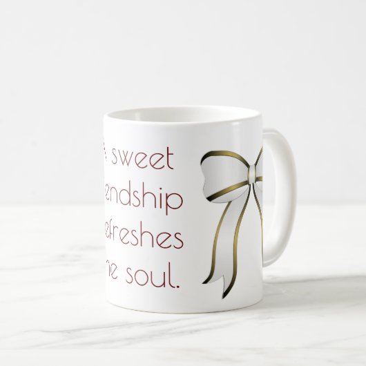 Bedeutung der Freundschaftserklärung Kaffeetasse (VorderseiteRechts)