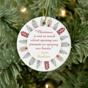Bedeutung der Weihnachtskostbarts Baumbaumdekorati Keramik Ornament