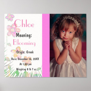 Bedeutung des Babynamens Poster