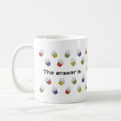 Bedeutung des Lebens 42 Kuchen Kaffeetasse (Links)