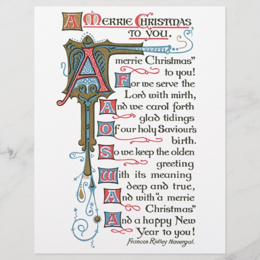 Bedeutung des WeihnachtsFlyers Flyer (Vorne)