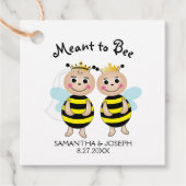 Bedeutung für Brautparty-Vorzugstriche Geschenkanhänger (Vorderseite)