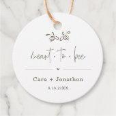 Bedeutung für Honig Jar Gevor / Saatgut-Packet Geschenkanhänger (Vorderseite)