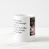 Bedeutung in der Natur: Hartriegel-Blume Kaffeetasse (Mittel)