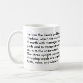 Bedeutung in der Natur: Iris-Blume Kaffeetasse (Links)