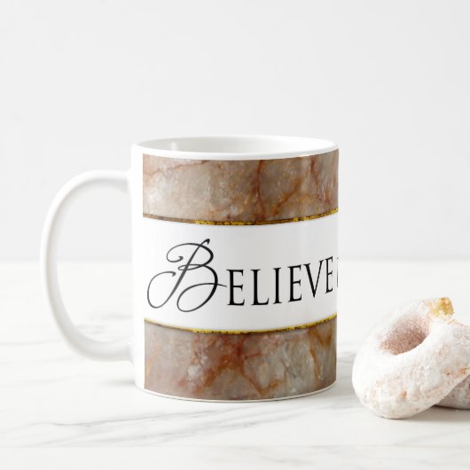 BEDEUTUNG IN SICH SELBST - MARBEL KAFFEETASSE (Mit Donut)