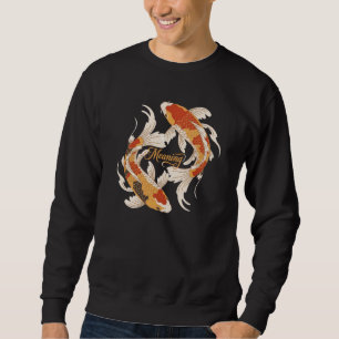 Bedeutung – Koi-Fisch Symbol für Wachstum, Inspira Sweatshirt