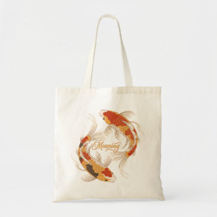Bedeutung – Koi-Fisch Symbol für Wachstum, Inspira Tragetasche