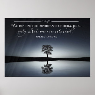 Bedeutung unserer Stimmen Poster