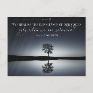 Bedeutung unserer Stimmen Postkarte