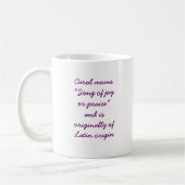 Bedeutung von Carol-Tasse Kaffeetasse (Links)