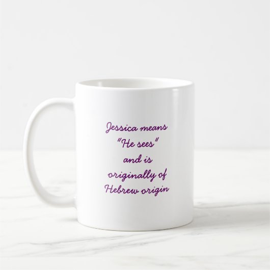 Bedeutung von Jessica-Tasse Kaffeetasse (Links)