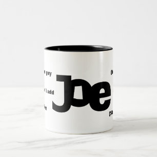 Bedeutung von Joe-Tasse Zweifarbige Tasse