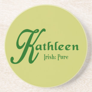 Bedeutung von Kathleen Getränkeuntersetzer