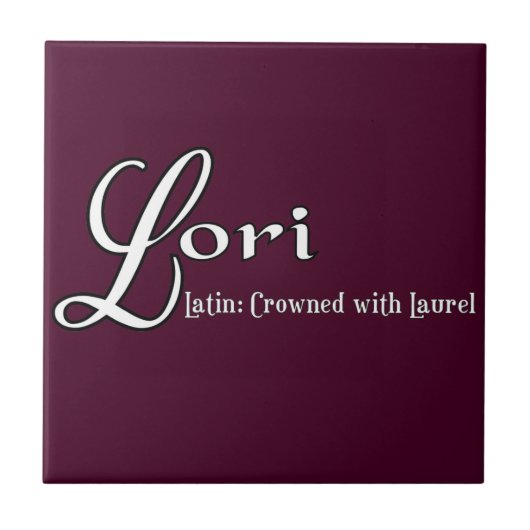 Bedeutung von Lori Fliese (Vorderseite)