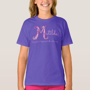 BEDEUTUNGS-Monogramm-T - Shirt Matilda Mädchen M