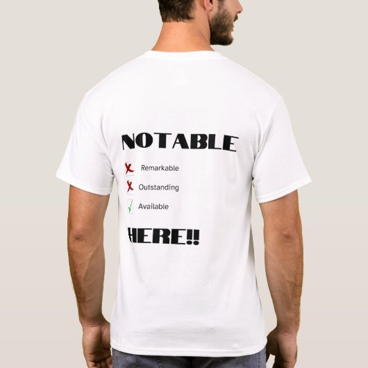 bedeutungslos T-Shirt (Rückseite)