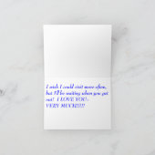 BEDEUTUNGSVOLLE MITTEILUNG:  EINSPERRUNG 2 KARTE (Innenseite)