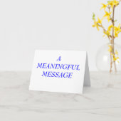 BEDEUTUNGSVOLLE MITTEILUNG:  EINSPERRUNG 5 KARTE (Gelbe Blume)