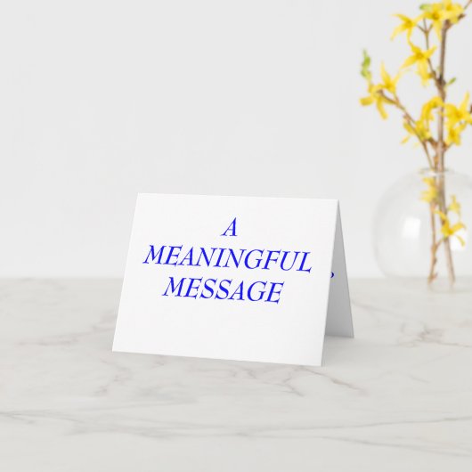 BEDEUTUNGSVOLLE MITTEILUNG: EINSPERRUNG 8 KARTE (Gelbe Blume)