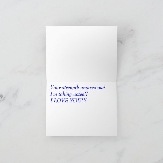 BEDEUTUNGSVOLLE MITTEILUNG: UNHEILBARE KRANKHEIT KARTE (Innenseite)