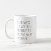 Bedeutungsvolle Pursuit-Tasse Kaffeetasse (Links)