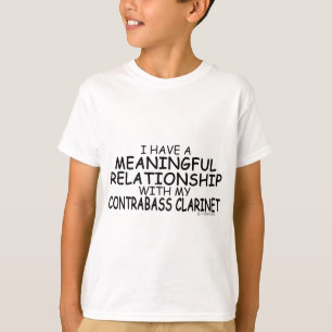 Bedeutungsvoller VerhältnisContrabassClarinet T-Shirt