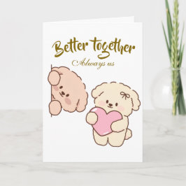 Bedeutungsvolles Geschenk für Paare – Elegante Lie Karte