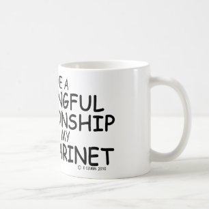 Bedeutungsvolles Verhältnis-Bassklarinette Kaffeetasse