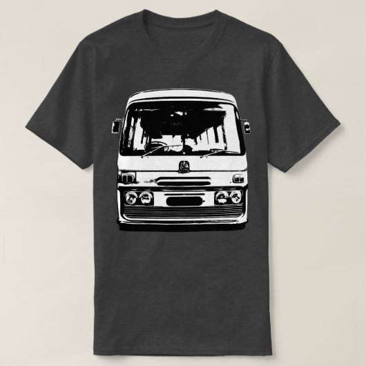 Bedford 1970er Jahre britischer Klassiker-Coach Mo T-Shirt (Design vorne)