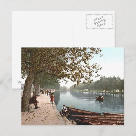 Bedford am Fluss Postkarte (Vorne/Hinten)