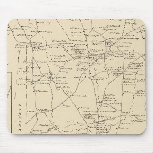 Bedford, Amherst, Hillsborough Co Mousepad (Vorne)
