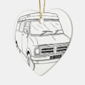 Bedford CF1 Keramik Ornament (Links)