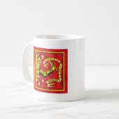 Bedford-Flaggen-T - Shirts Kaffeetasse (Vorderseite Links)