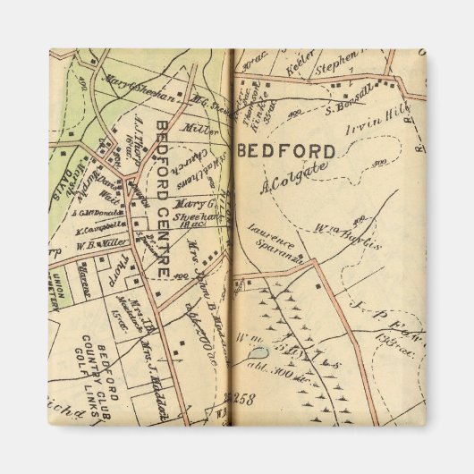 Bedford, New York 2 Magnet (Vorne)